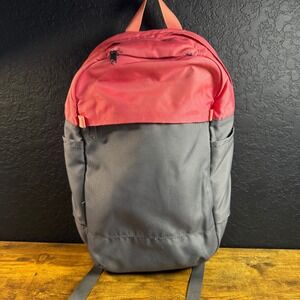 Incase‎ Backpack Pink Gray Nylon Laptop School Travel Bag